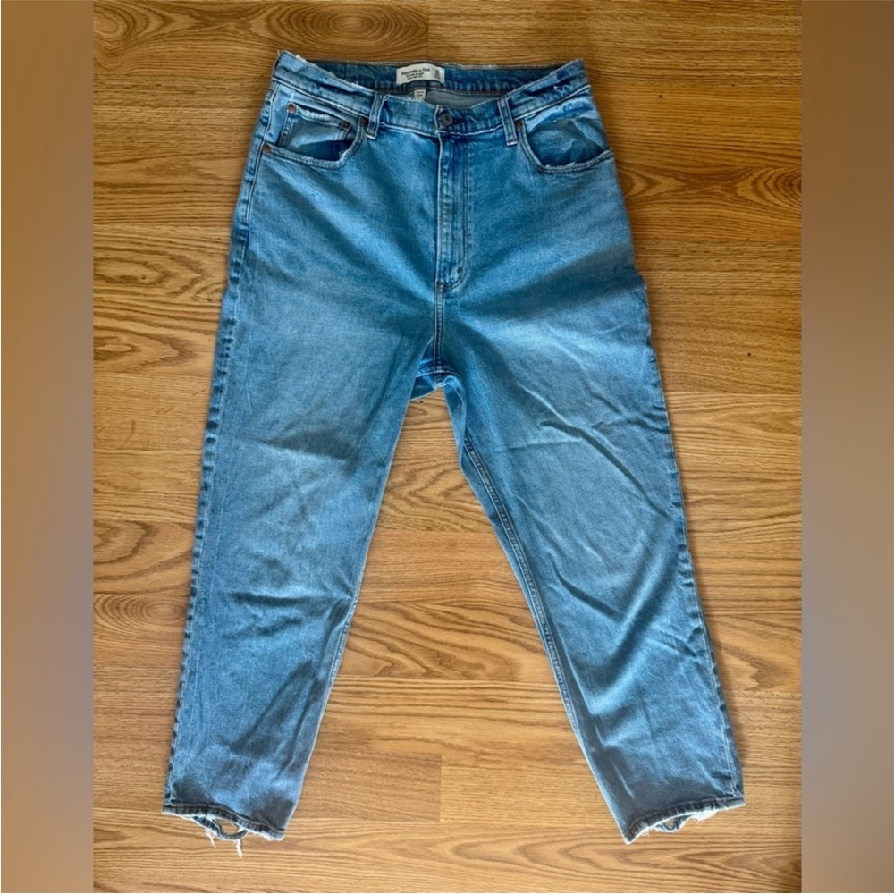 Abercrombie & Fitch Ultra High Rise Ankle Straight Jeans – Curve Love